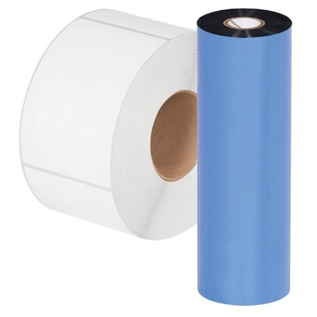 Bsc Preferred 8.66'' x 1476' Black Zebra Thermal Transfer Ribbons - Wax, 12PK BUY00087249